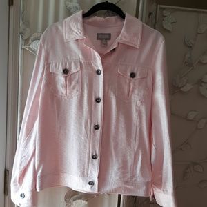 Summer light dress jacket very light pink